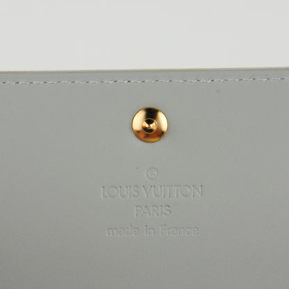 Louis Vuitton Vernis Pochette Porte-Monnaie Credit Wallet Silver 6 of 8