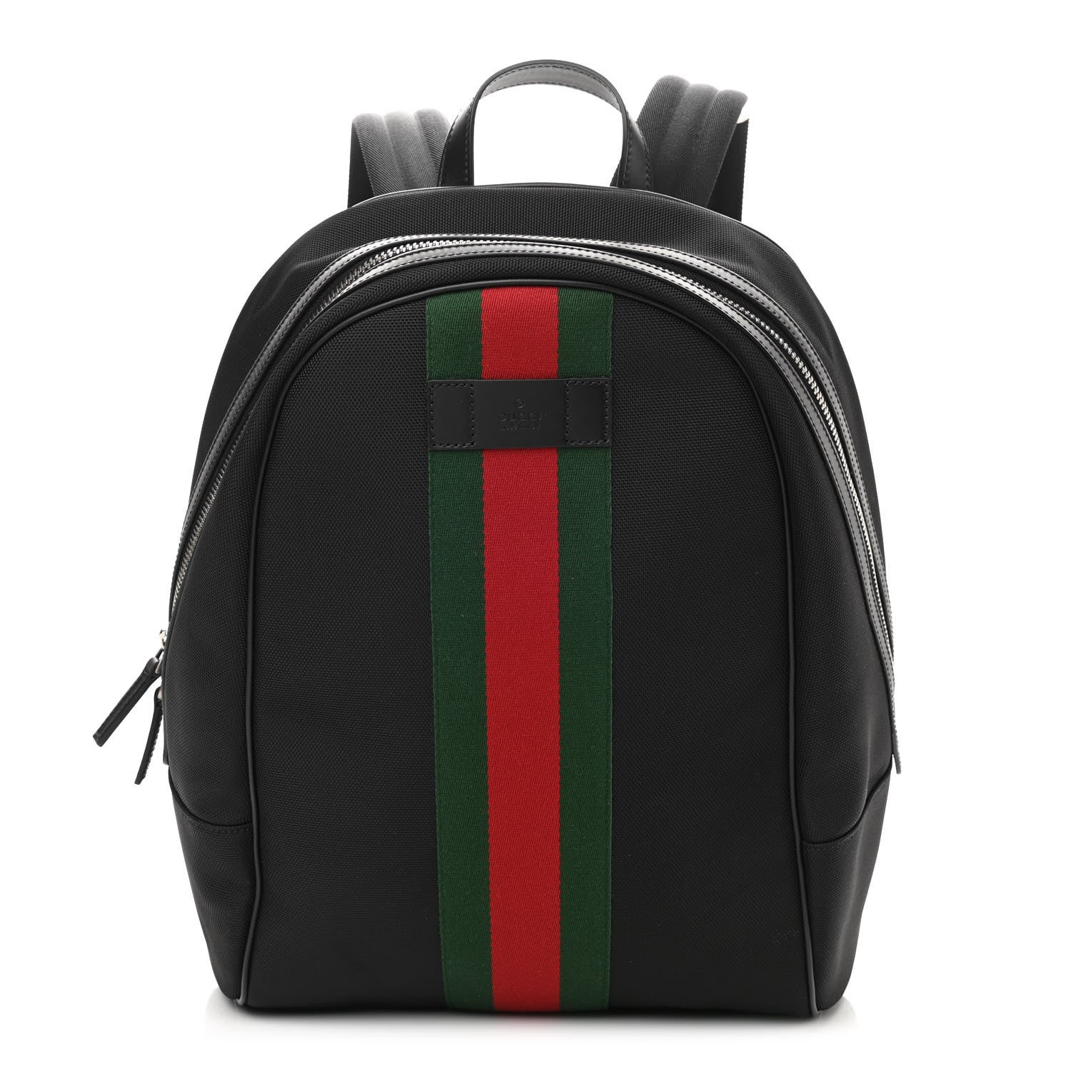 Gucci Techno Canvas Web Backpack Black 1 of 9