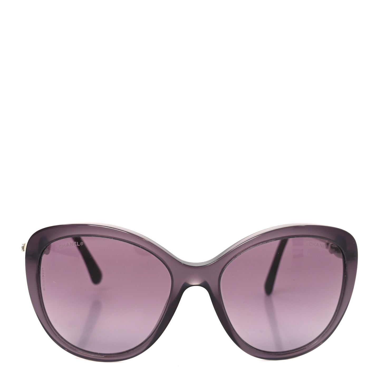 Acetate Pearl Polarized Winter Butterfly Sunglasses 5338-H Purple
