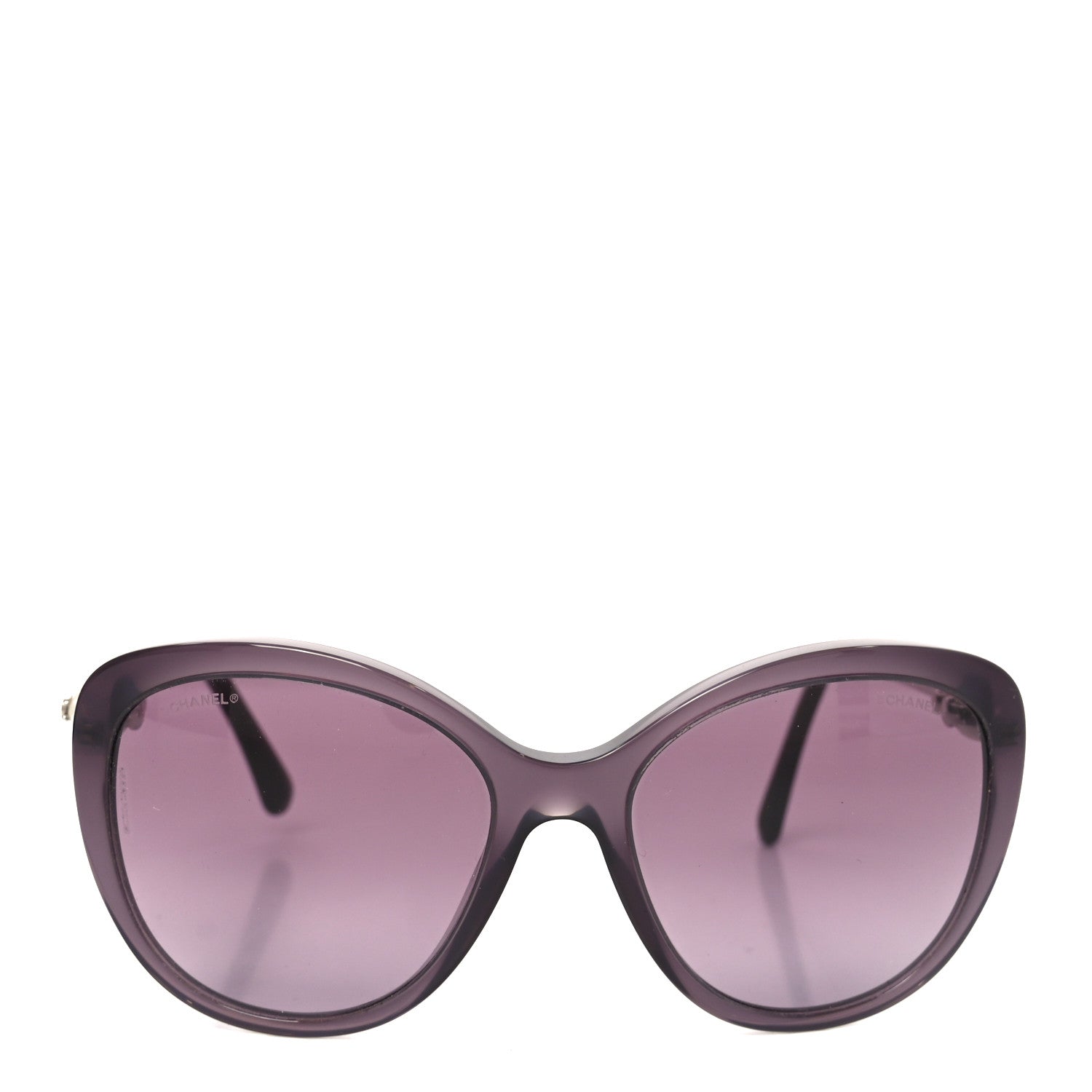 Chanel Acetate Pearl Polarized Winter Butterfly Sunglasses 5338-H Purple 2 of 7