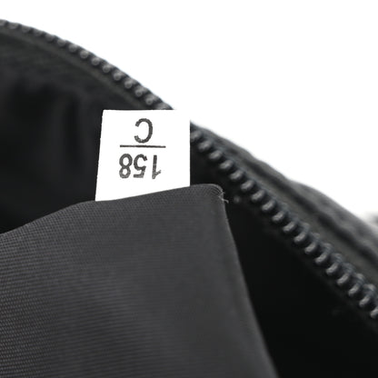 Prada Tessuto Nylon Double Pocket Belt Bag Black 7 of 10
