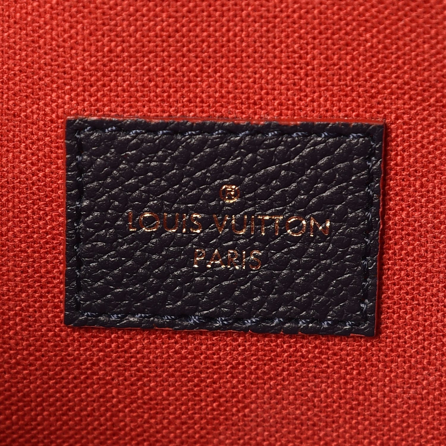 Louis Vuitton Empreinte Pochette Felicie Chain Wallet Marine Rouge 6 of 10