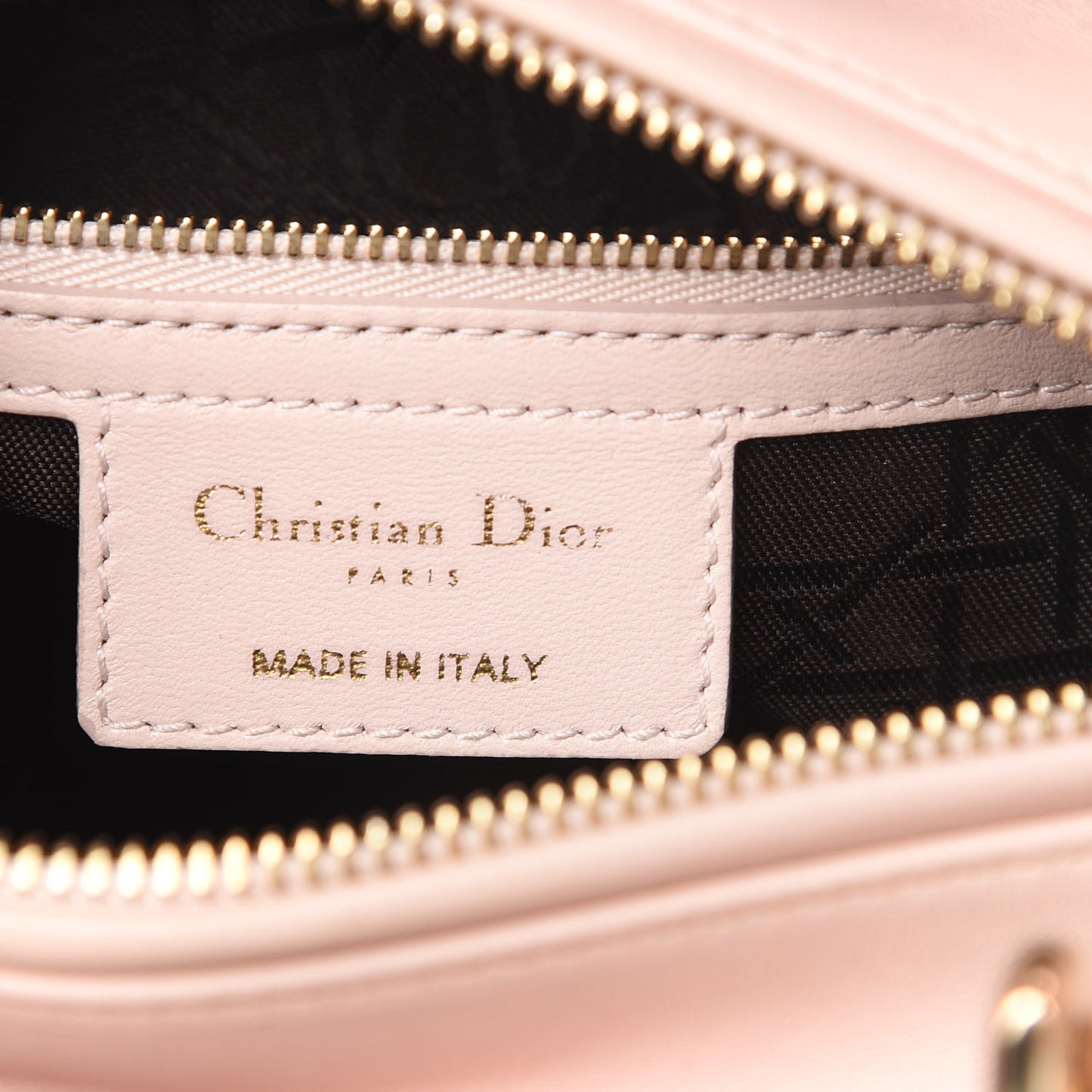 Lambskin Cannage Medium Lady Dior Light Pink