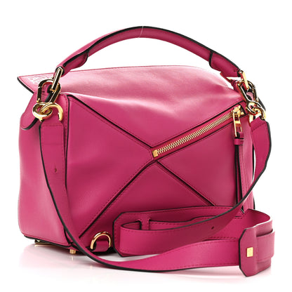 Loewe Calfskin Small Puzzle Bag Fuchsia 3 of 9