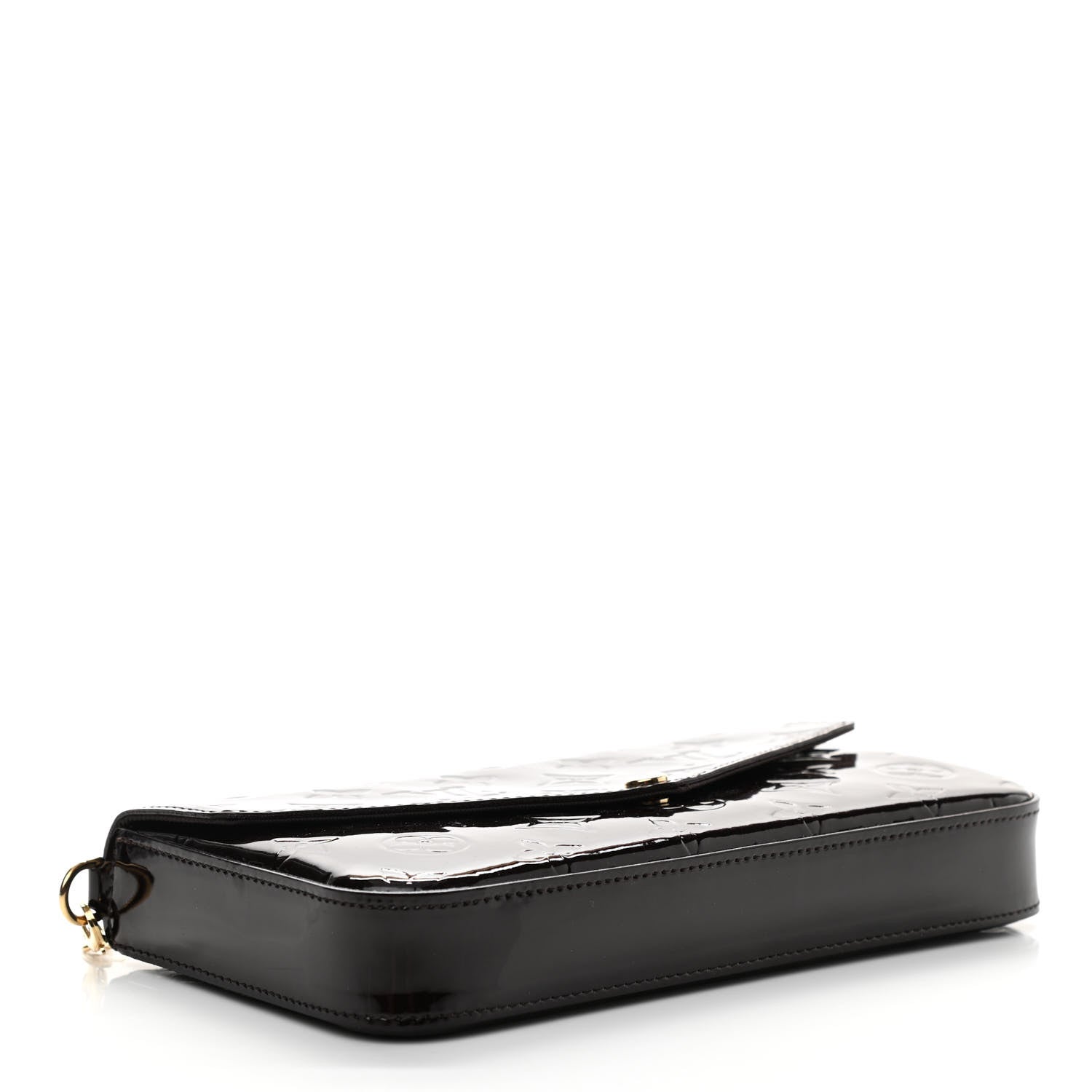 Louis Vuitton Vernis Pochette Felicie Chain Wallet Amarante 5 of 9