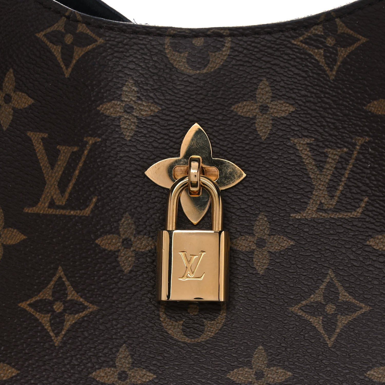 Louis Vuitton Monogram Flower Hobo Black 7 of 12