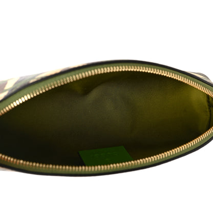 Gucci Calfskin GG Cascade Pencil Case Green Black 5 of 10