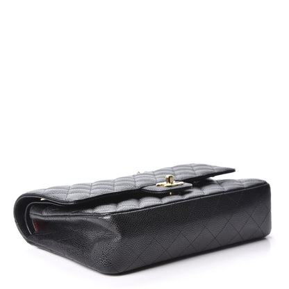 Chanel Caviar Quilted Medium Double Flap Black 3 of 11