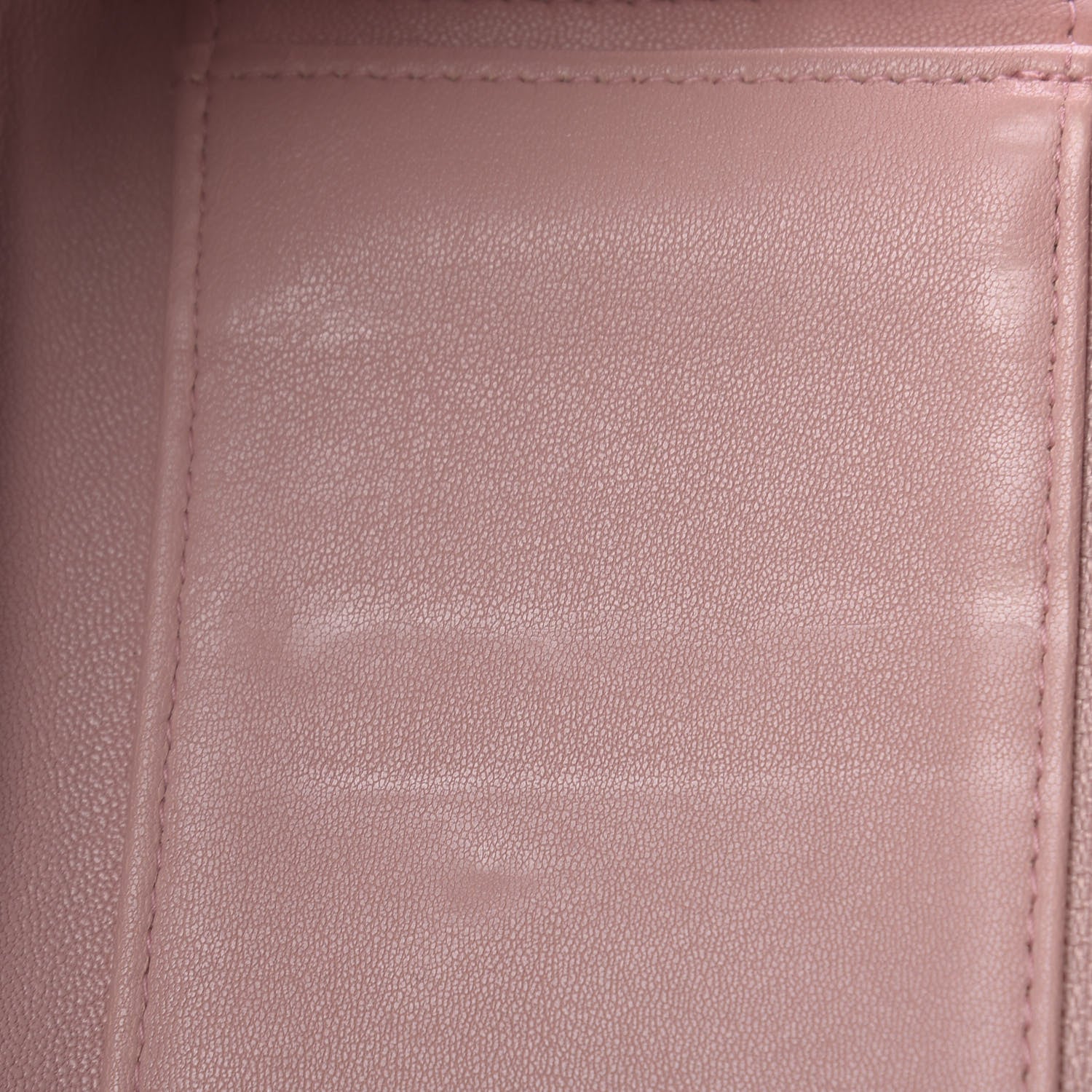 Chanel Lambskin Quilted CC Box Flap Wallet Light Pink 15 of 16