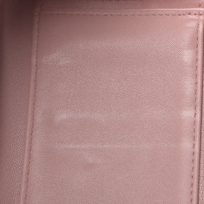 Chanel Lambskin Quilted CC Box Flap Wallet Light Pink 15 of 16