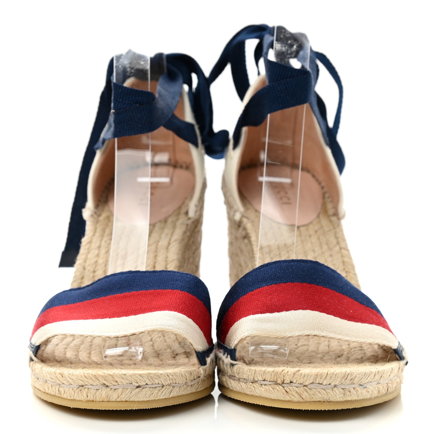Canvas Sylvie Web Ankle Wrap Espadrille Wedge Sandals 39 Mystic White Hibiscus Red Maritime
