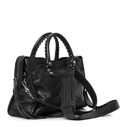 Balenciaga Agneau Classic Silver Hardware S City Gris Fossile 2 of 5