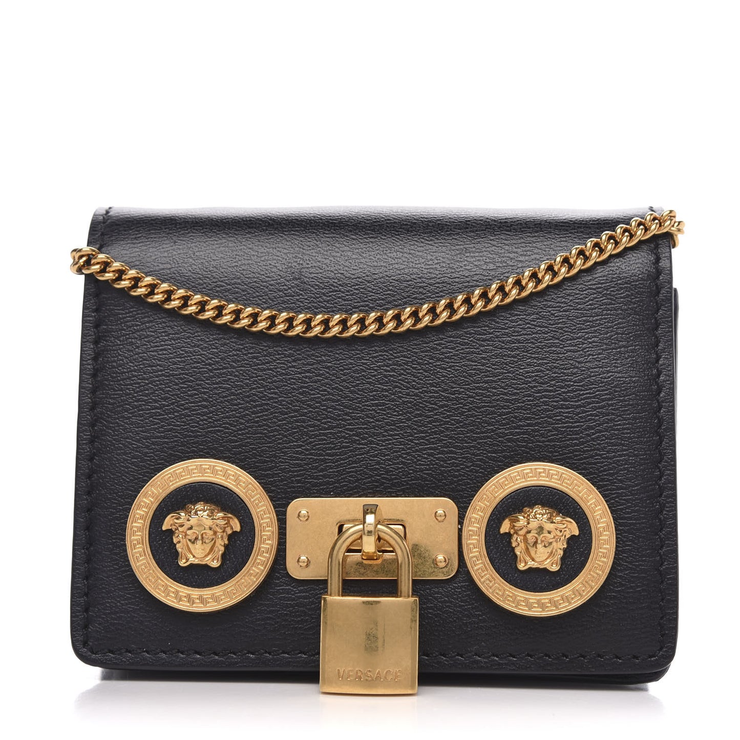 Calfskin Mini Icon Handbag Black