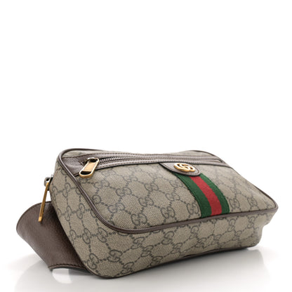 Gucci Soft GG Supreme Monogram Medium Ophidia Belt Bag Dark Brown 4 of 10