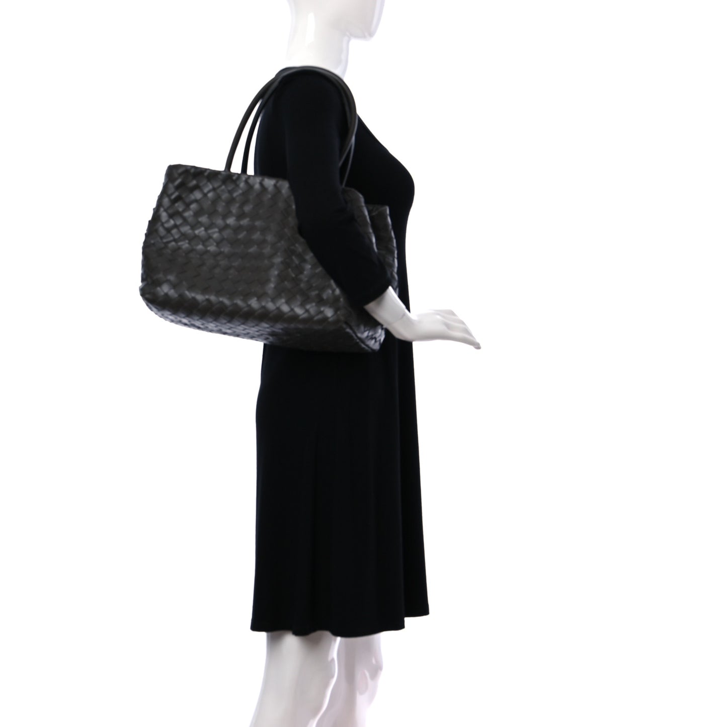 Nappa Intrecciato Tote Bag Thunder