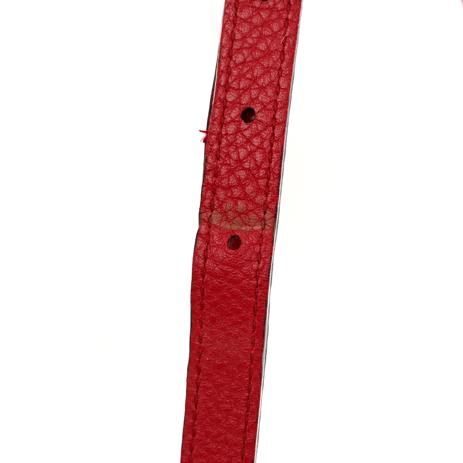 Gucci Pebbled Calfskin Small Soho Disco Bag Vibrant Red 14 of 21