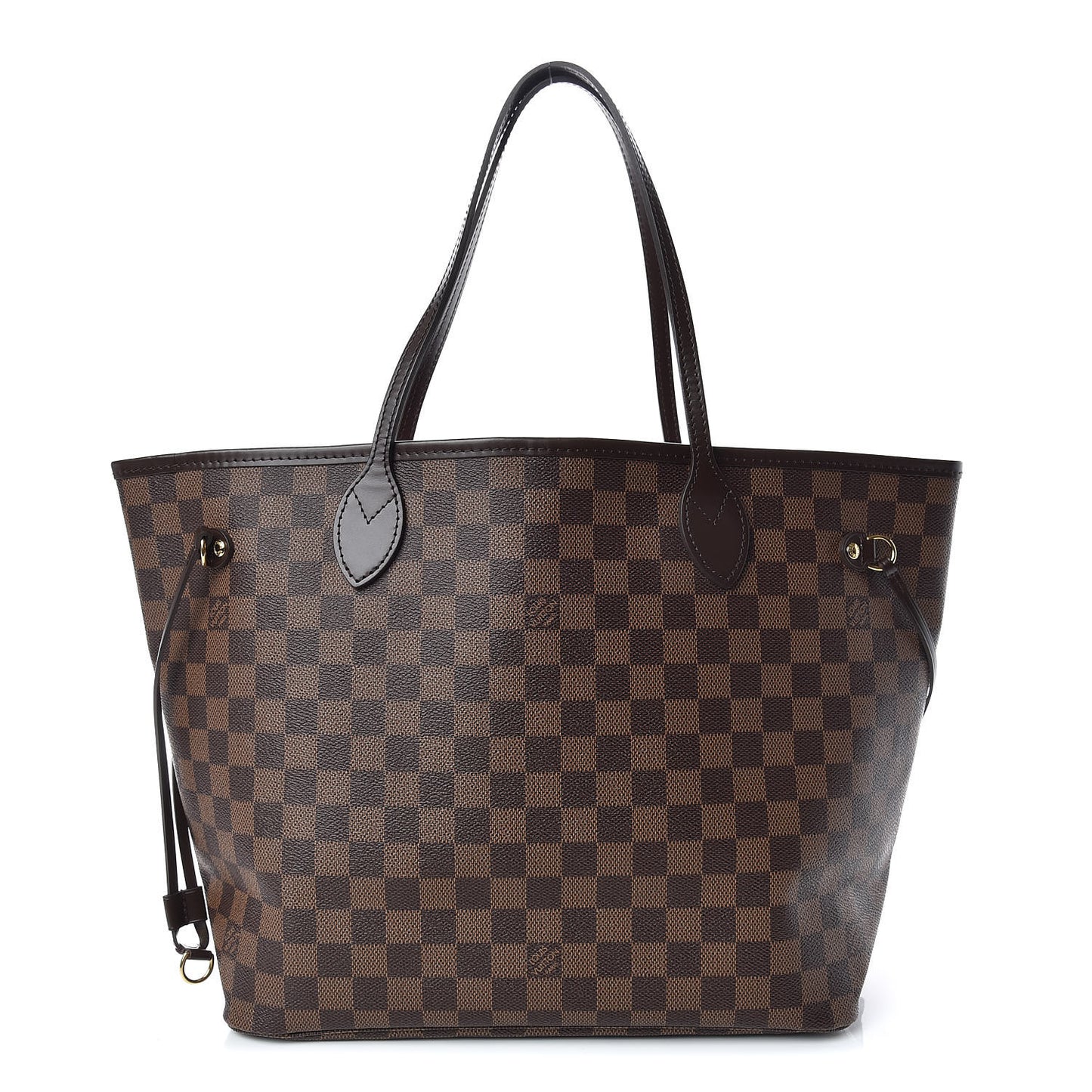 Damier Ebene Neo Neverfull MM Rose Ballerine