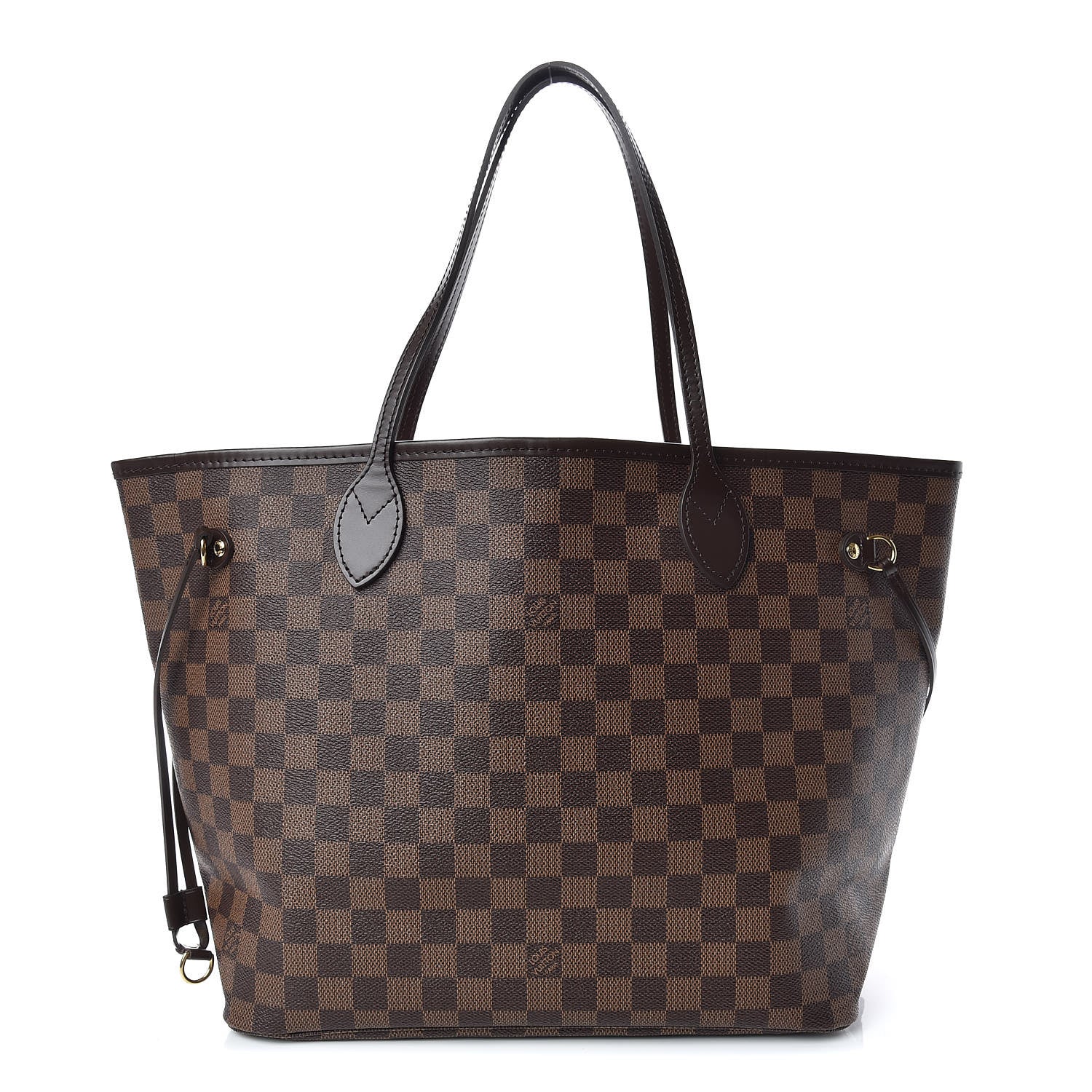 Louis Vuitton Damier Ebene Neo Neverfull MM Rose Ballerine 3 of 11