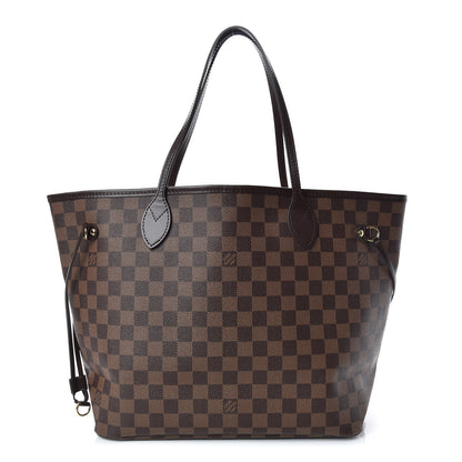 Louis Vuitton Damier Ebene Neo Neverfull MM Rose Ballerine 3 of 11