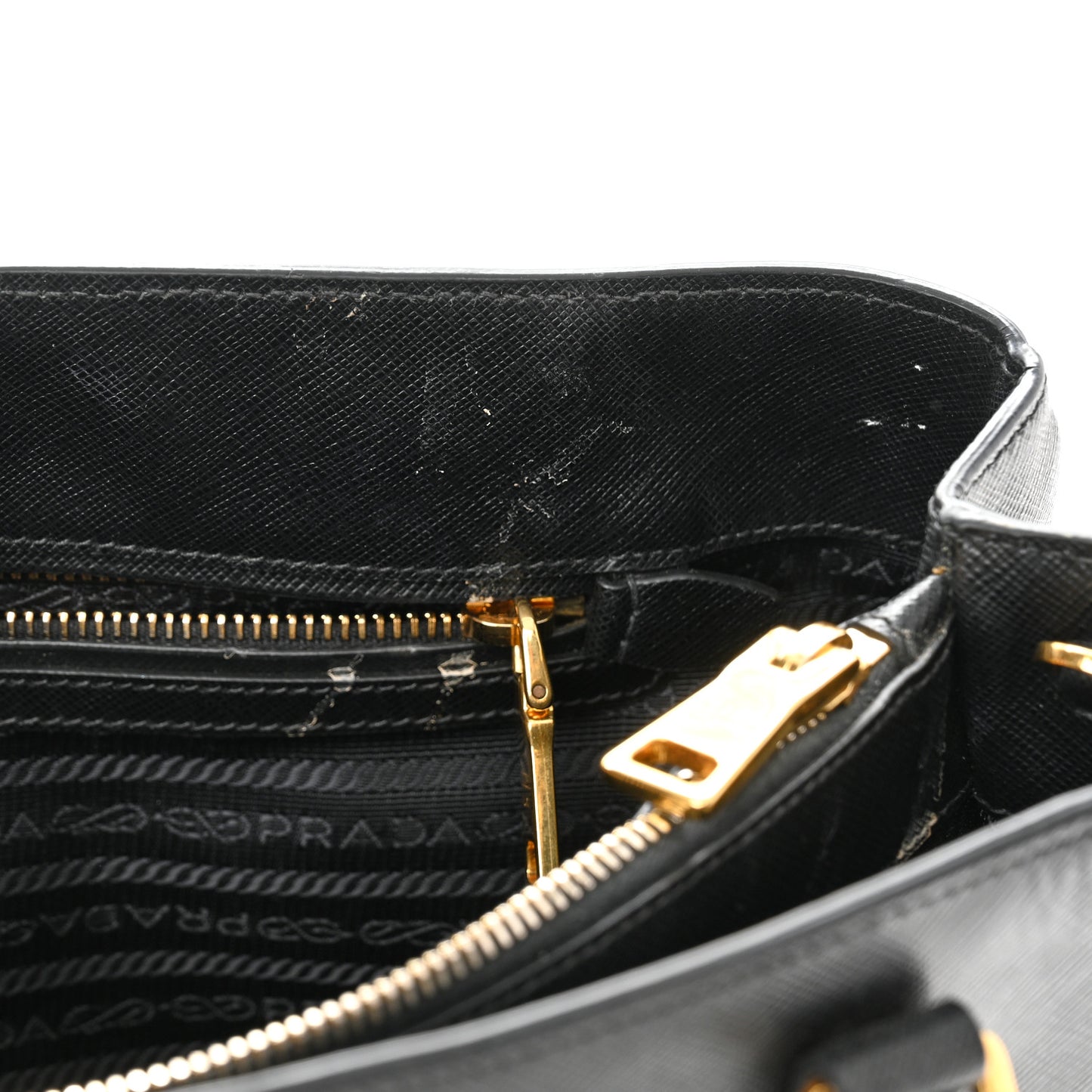 Saffiano Lux Medium Tote Black