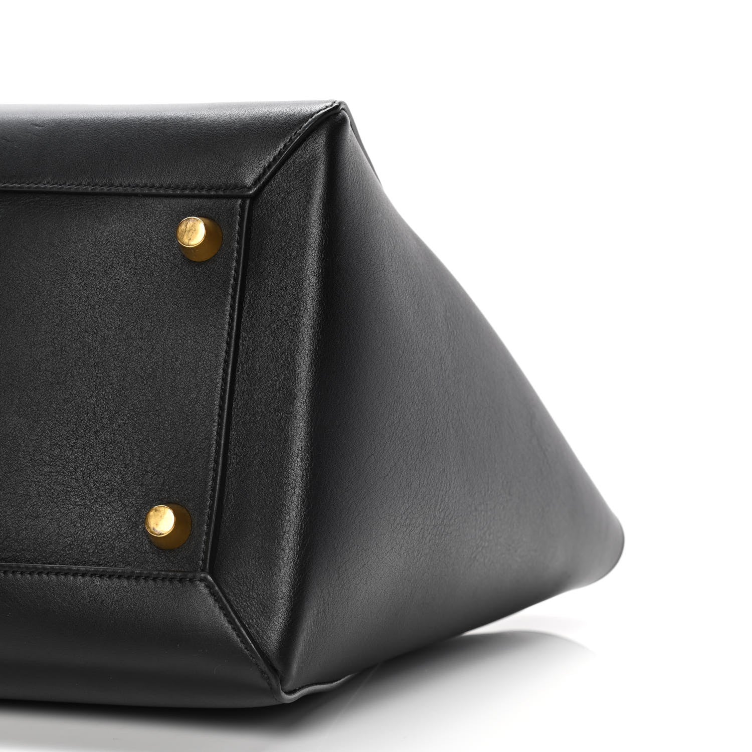 Celine Smooth Calfskin Small Bi-Color Belt Bag Black Cream 9 of 17
