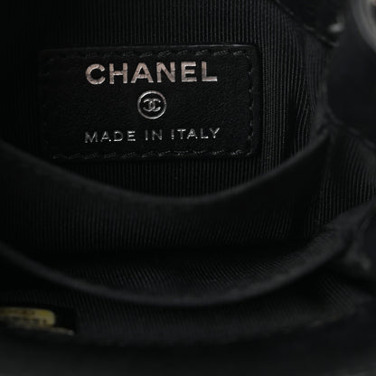 Chanel Calfskin CC Phone Holder Crossbody Black 5 of 9