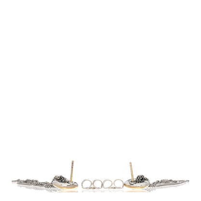 David Yurman Sterling Silver 18K Yellow Gold Waterfall Drop Earrings 3 of 4