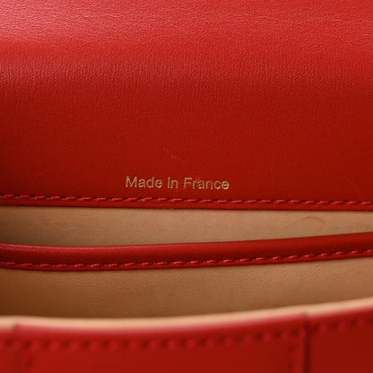 Delvaux Box Calfskin Mini Brillant Satchel Red 7 of 9