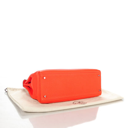 Hermes Togo Kelly Retourne 40 Capucine 5 of 24
