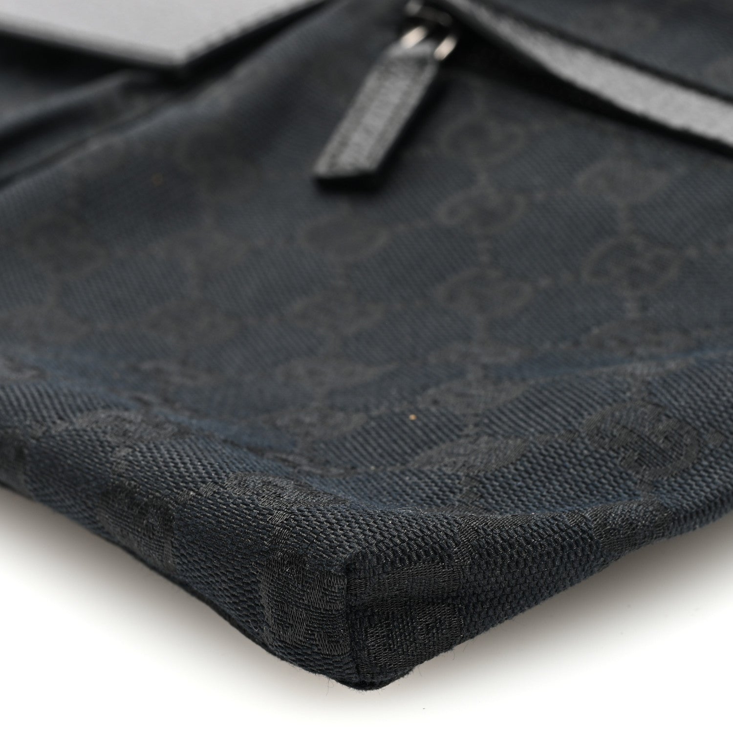 Gucci GG Monogram Web Double Pocket Belt Bag Black 10 of 10