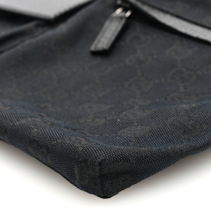 Gucci GG Monogram Web Double Pocket Belt Bag Black 10 of 10
