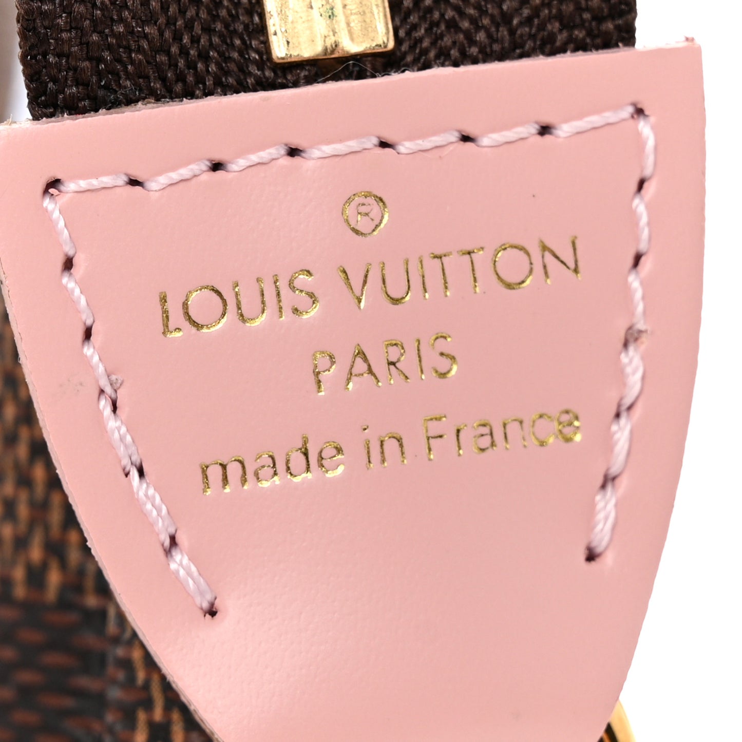 Damier Ebene 2020 Christmas Animation Big Wheel Mini Pochette Accessories Rose Ballerine