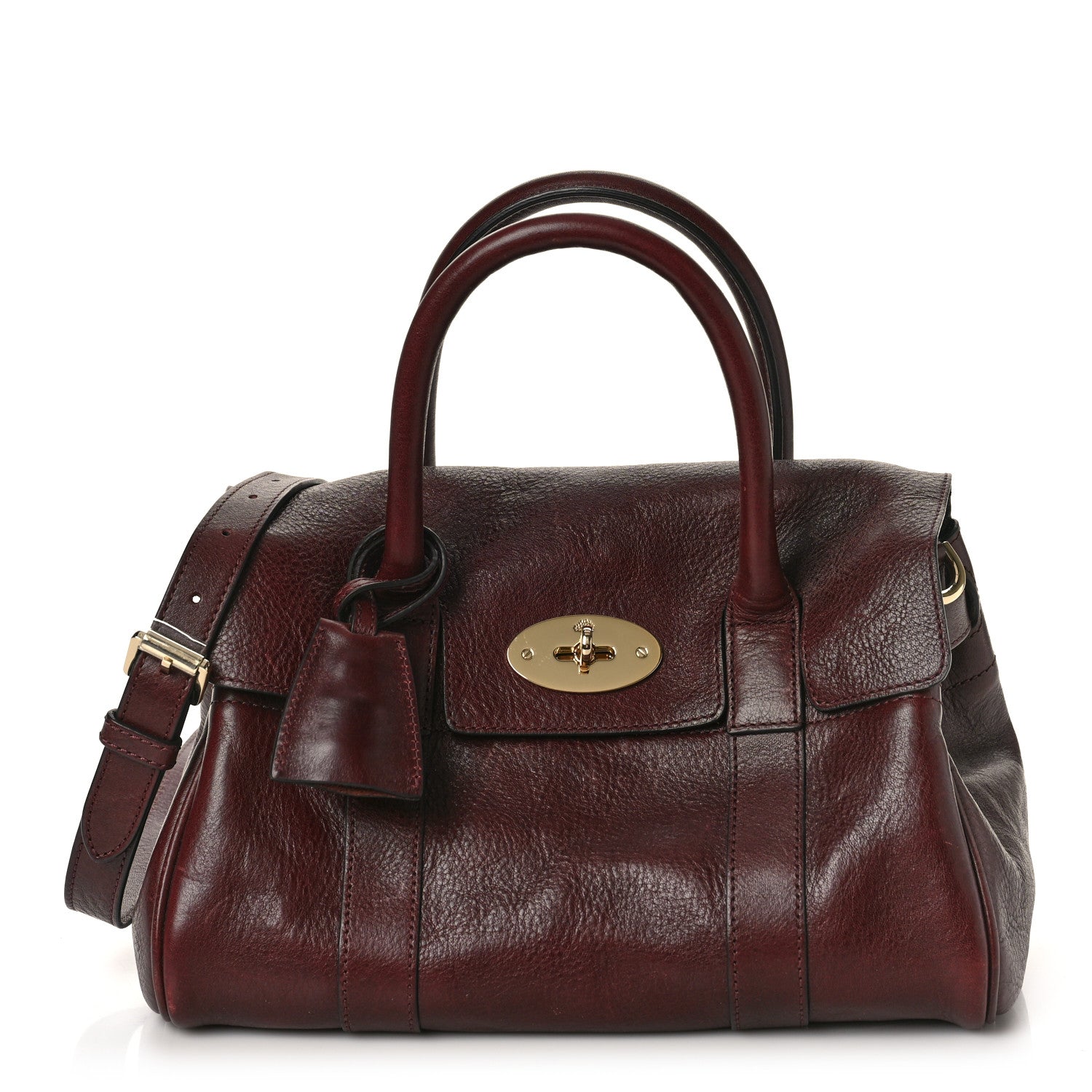 Mulberry Soft Grain Calfskin Small Bayswater Oxblood 1 of 9