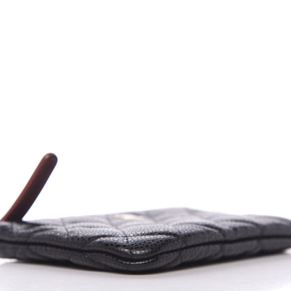 Chanel Caviar Quilted Small Cosmetic Case Black 6 of 11