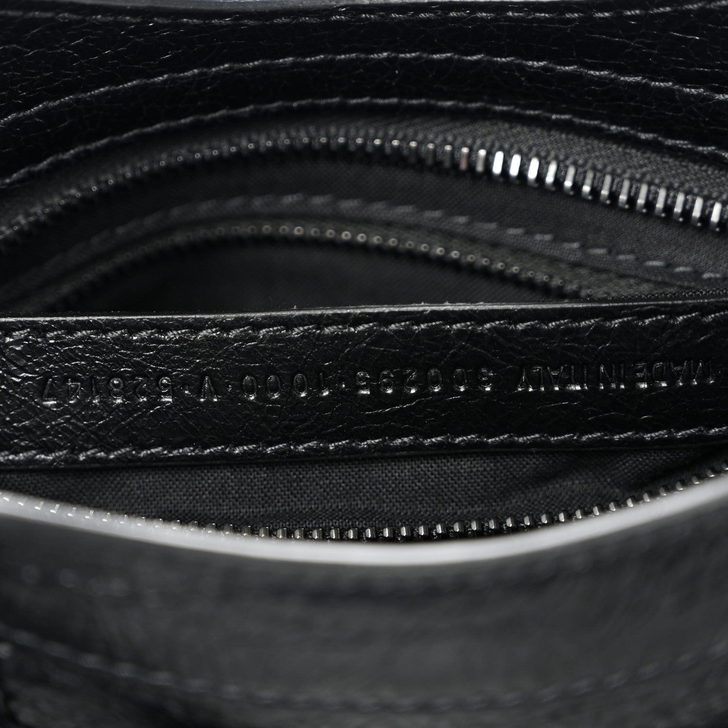 Balenciaga Agneau Arena Classic Black Hardware Mini City Black 8 of 11