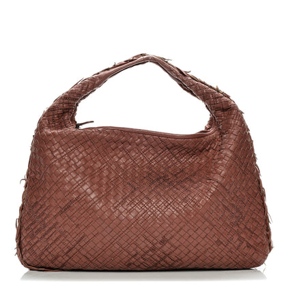 Bottega Veneta Nappa Intrecciato Fuzzy Maxi Veneta Hobo Dusty Rose 1 of 6