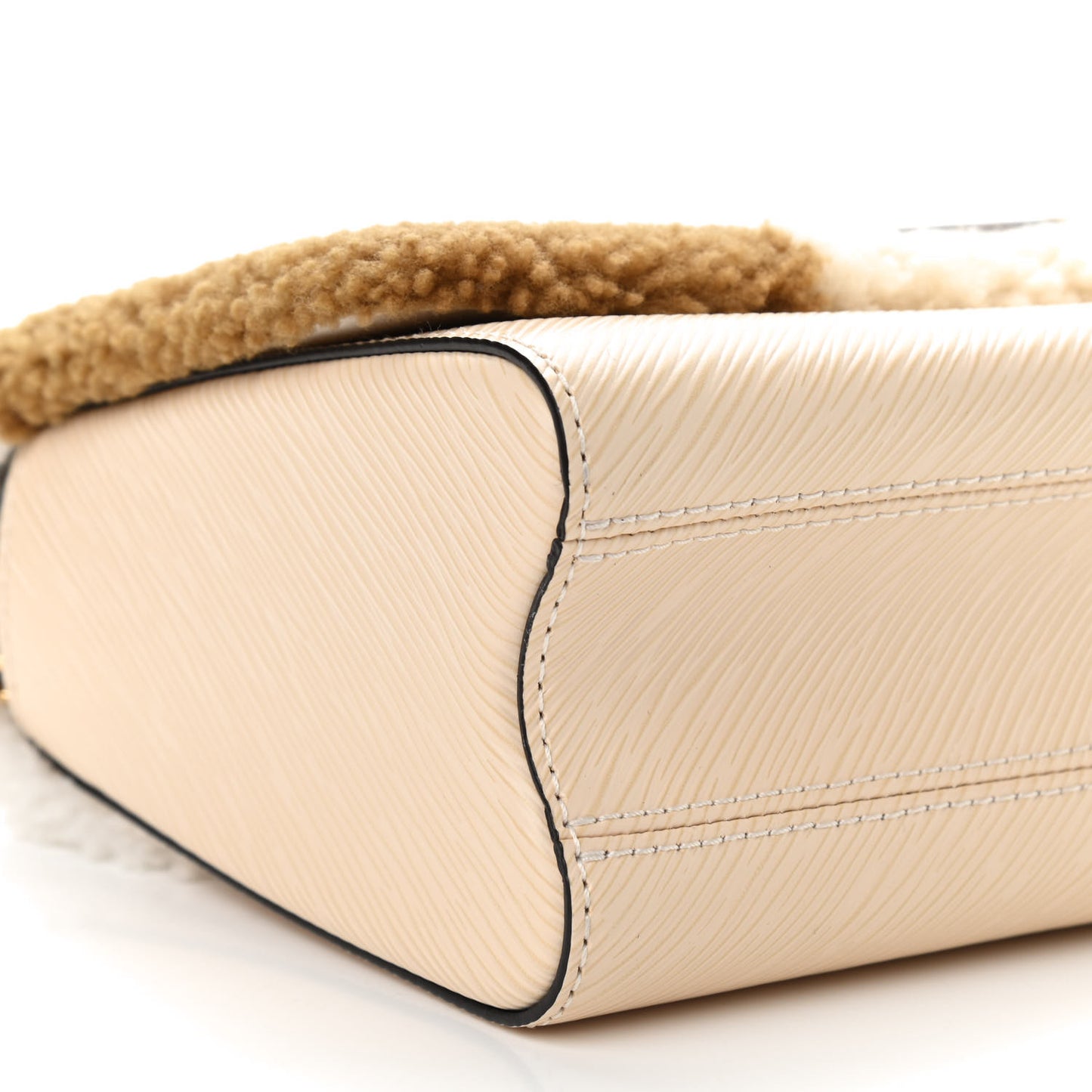 Monogram Epi Teddy Twist MM Creme