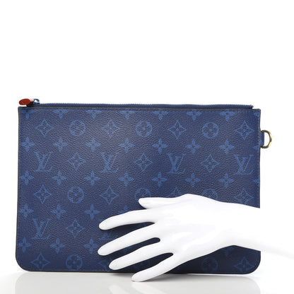 Louis Vuitton Monogram Cabas Light Pochette Pacific Blue 2 of 9