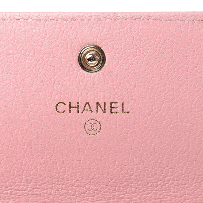 Chanel Calfskin CC Timeless Card Holder Pink 6 of 8