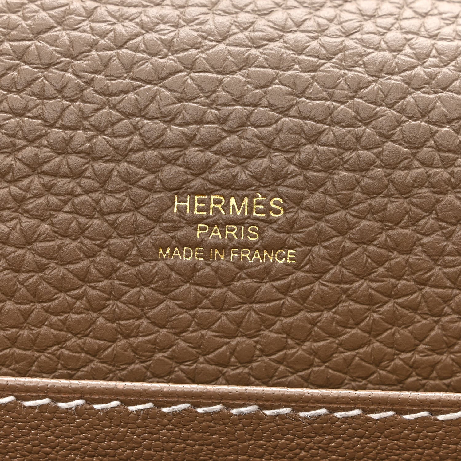 Hermes Taurillon Clemence Sac Roulis 23 Etoupe 6 of 13