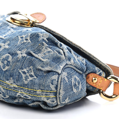 Louis Vuitton Monogram Denim Mini Pleaty Blue 10 of 10