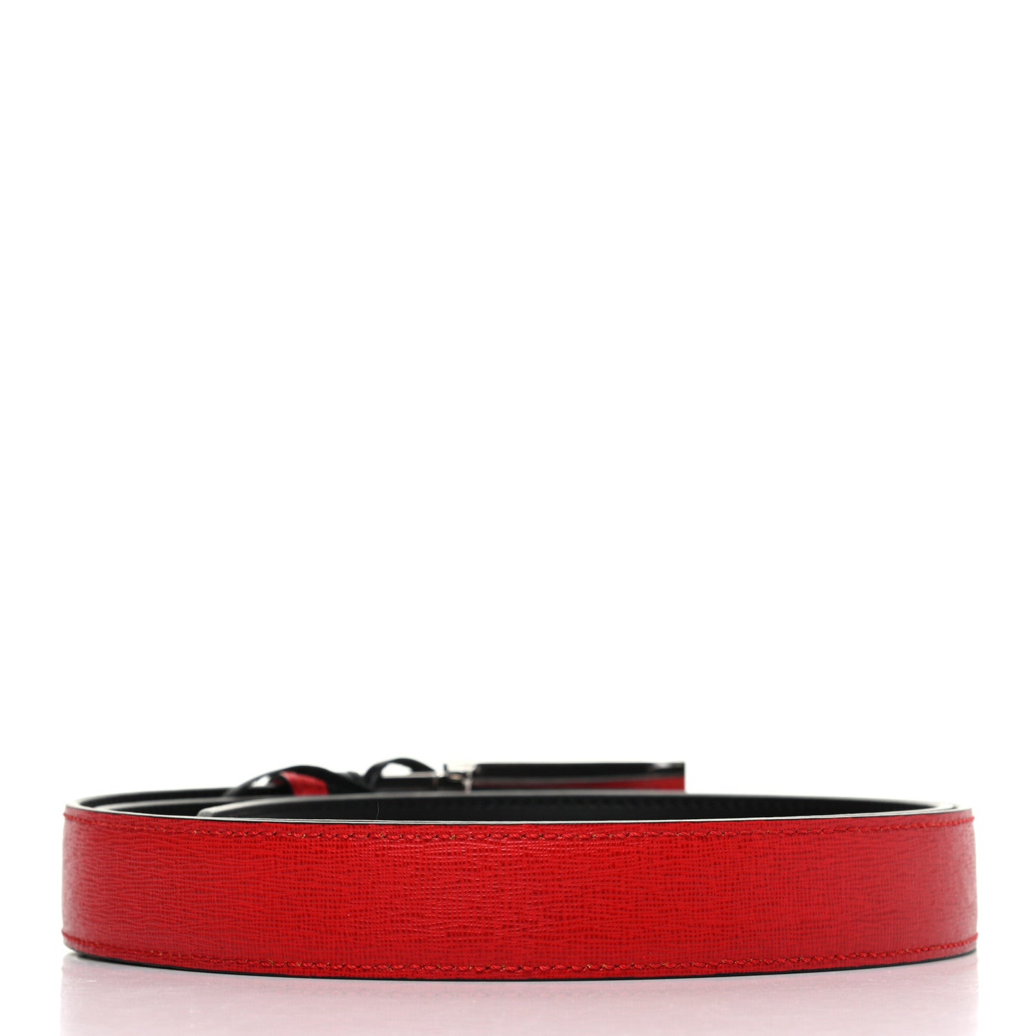 Fendi Vitello Monster Eyes Buckle Belt 120 48 Black 2 of 4
