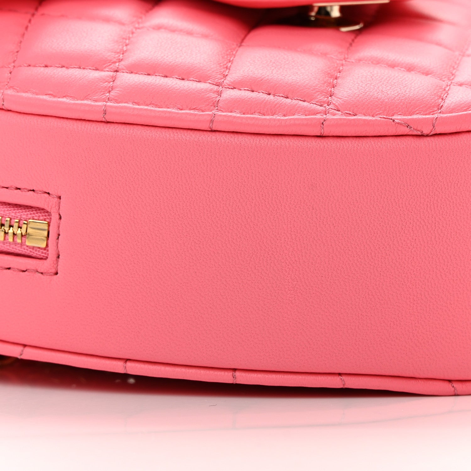 Chanel Lambskin Quilted CC In Love Heart Bag Pink 9 of 11
