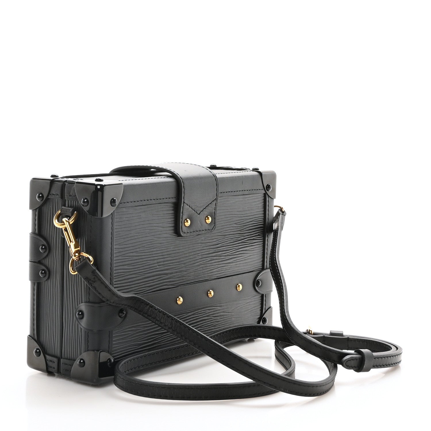 Louis Vuitton Epi Petite Malle Black 3 of 9
