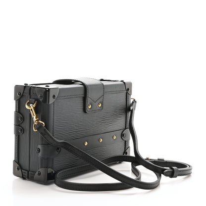 Louis Vuitton Epi Petite Malle Black 3 of 9