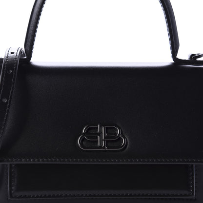 Balenciaga Box Calfskin Monochrome XS Sharp Top Handle Bag Black 10 of 10