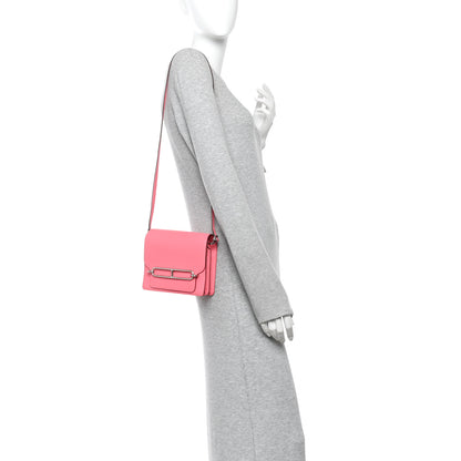 Hermes Evercolor Mini Sac Roulis Rose Azalee 2 of 11