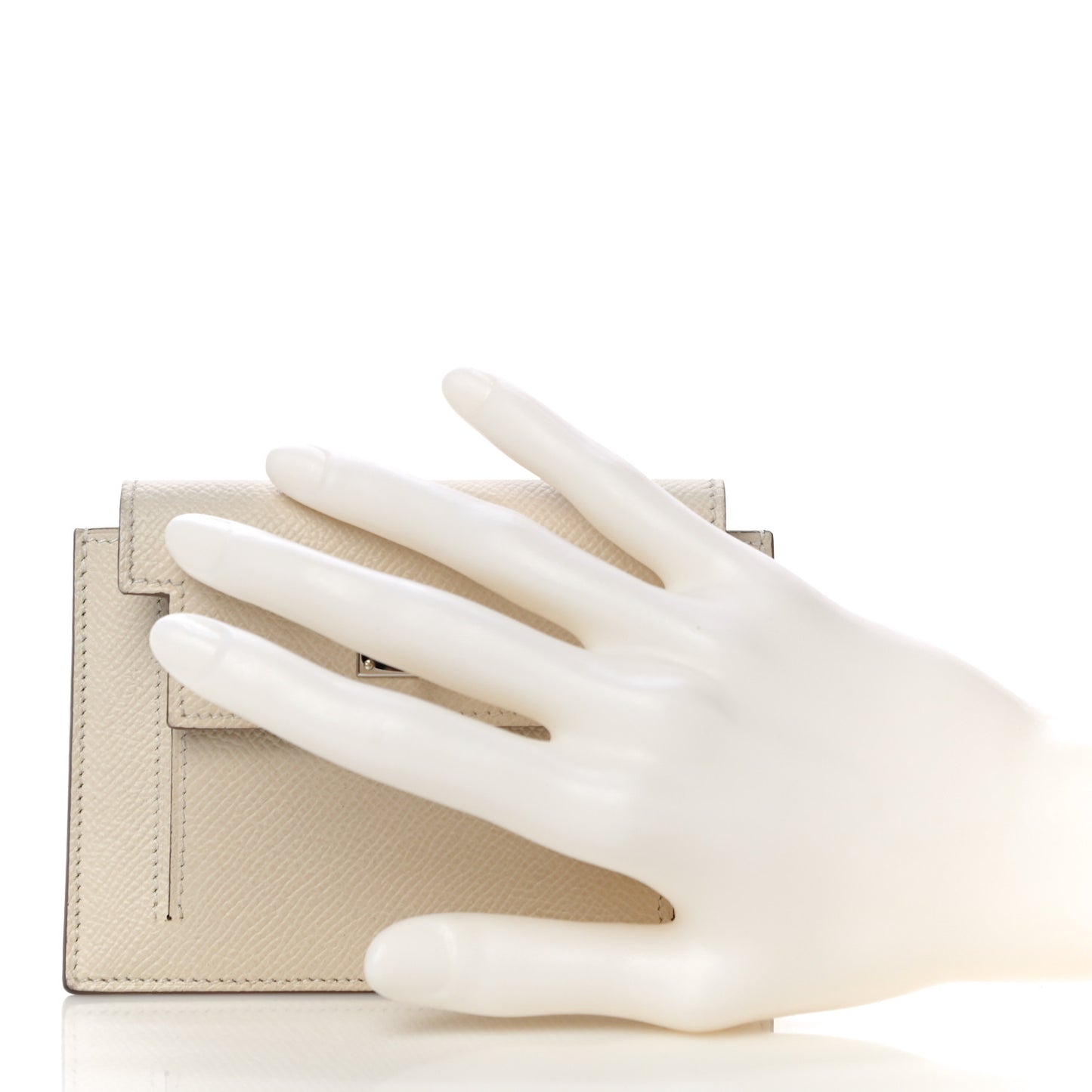 Epsom Kelly Pocket Compact Wallet Craie