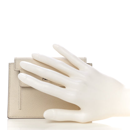 Hermes Epsom Kelly Pocket Compact Wallet Craie 2 of 13