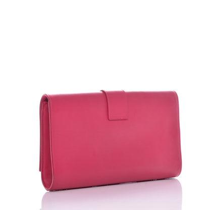 Saint Laurent Calfskin Classic Y Ligne Clutch Fuchsia 3 of 7